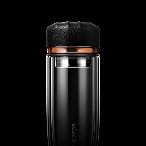 LEIDFOR Double glass cup men heat insulation high-grade cups anti-drop water cups personal special tea cups